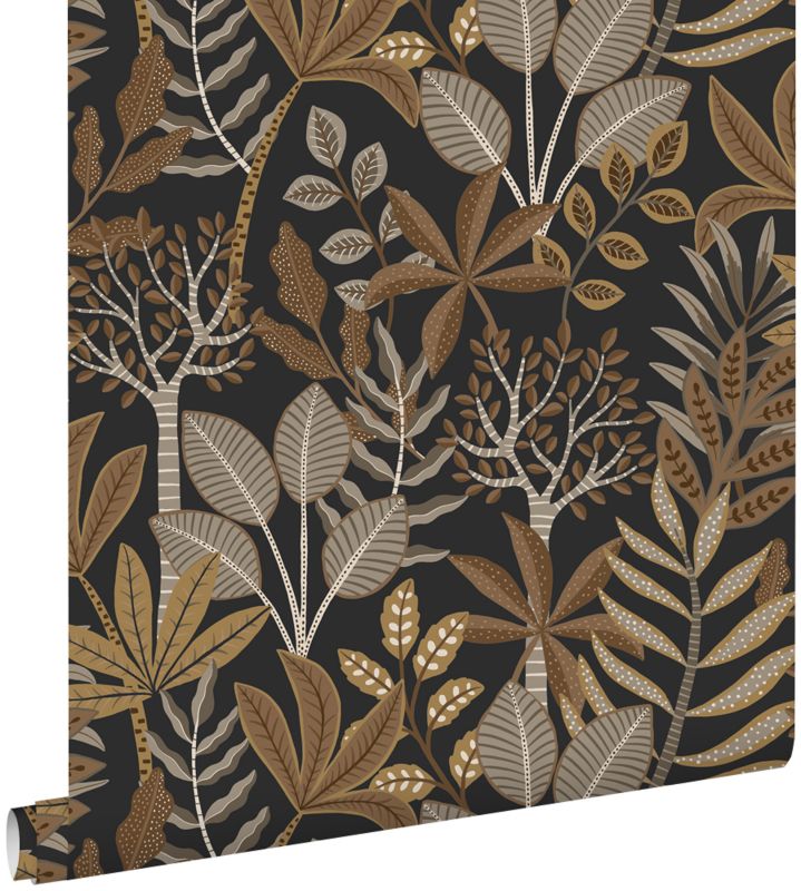 Tapeta ESTAhome przejrzeć czarnym,brązowymIbeżowym 50 x 900 cm - 1 rol.