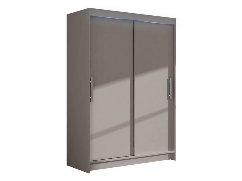 Szafa MIRJAN 24 z drzwiami przesuwnymi Miami I z oświetleniem RGB kaszmir 1 szt.