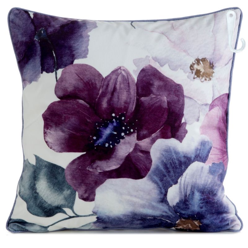 Poduszka Eurofirany Velvet 08 45 x 45 cm fioletowa