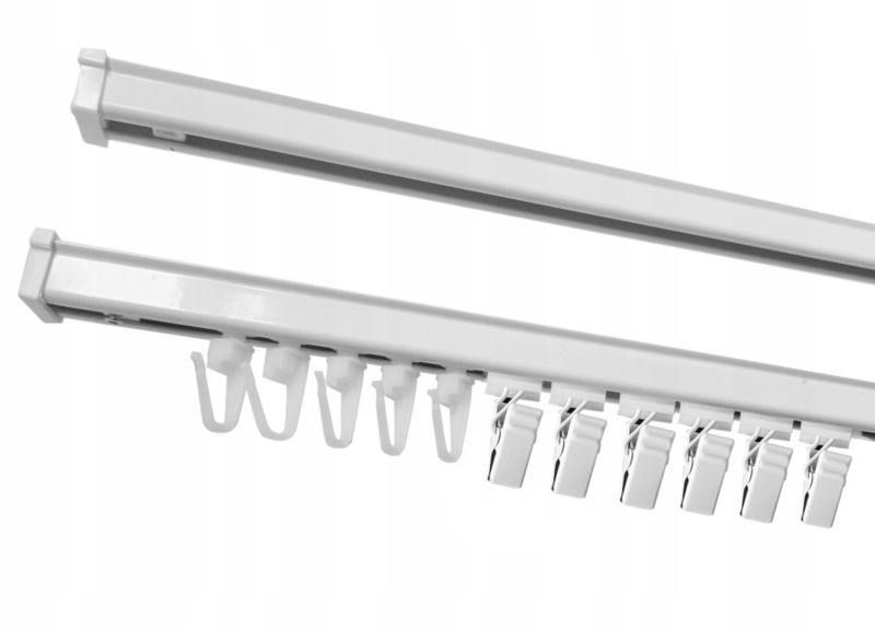 Karnisz szyna sufitowa aluminiowa pojedyncza biała PS PANCZO 120 cm 1 szt.