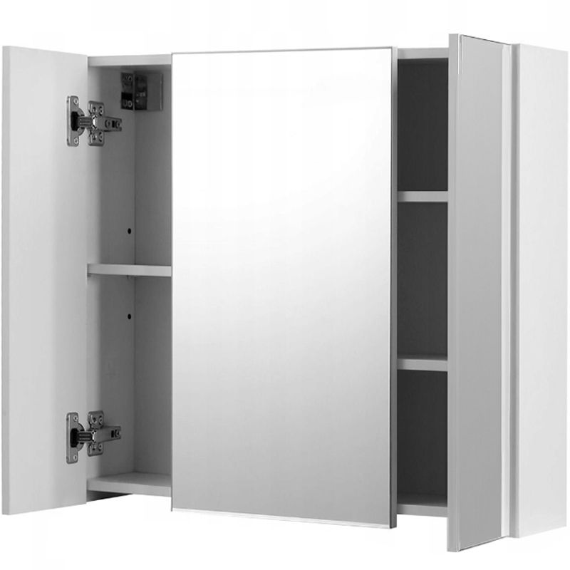 Wisząca szafka łazienkowa Rebiko z trójdzielnym lustrem 1 szt.