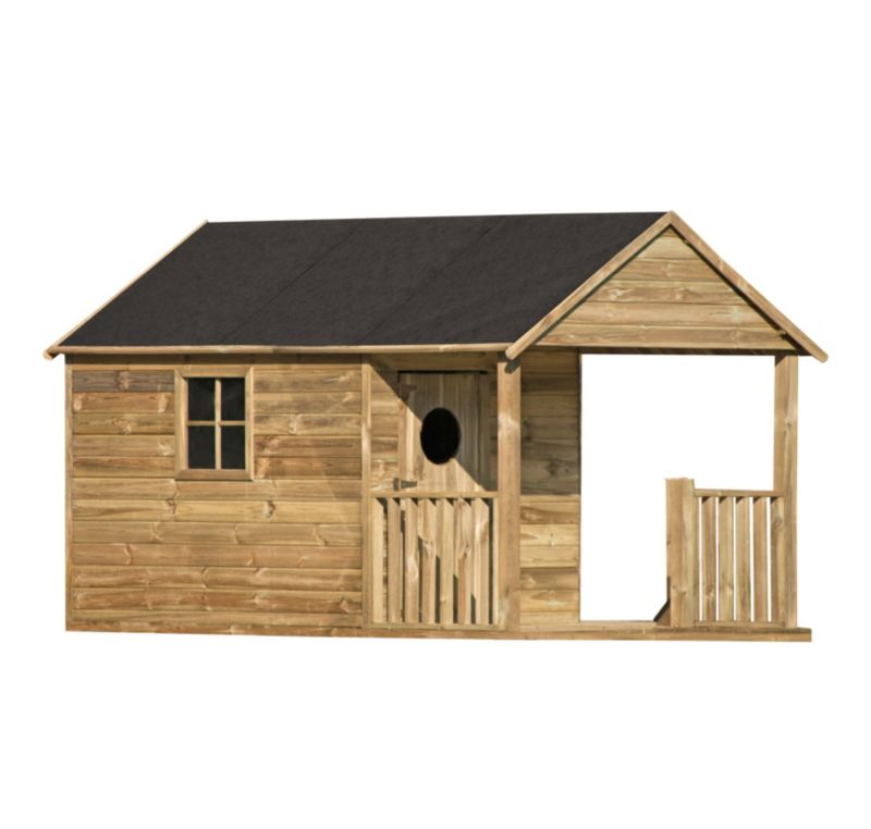 Drewniany domek ogrodowy 4iQ Group dla dzieci Szymon 1 szt.