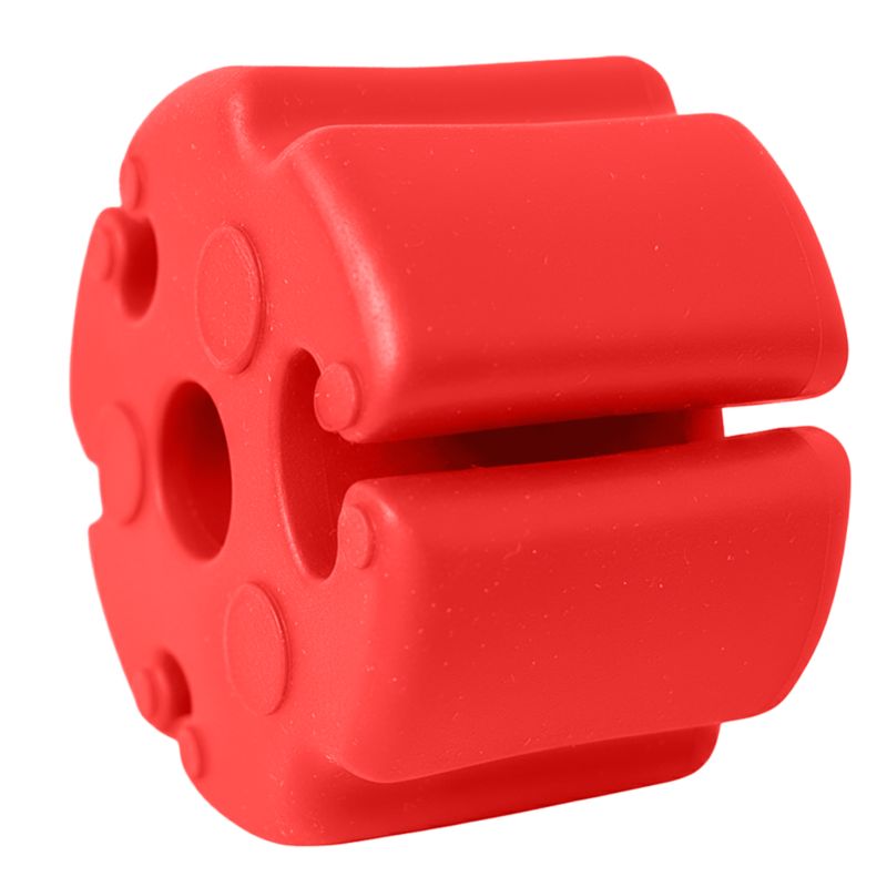 Spinka READY Do Wędki Silikonowa Elastyczna Paski Do Spinania Uchwyt Zabezpieczający Czerwona 12 szt.