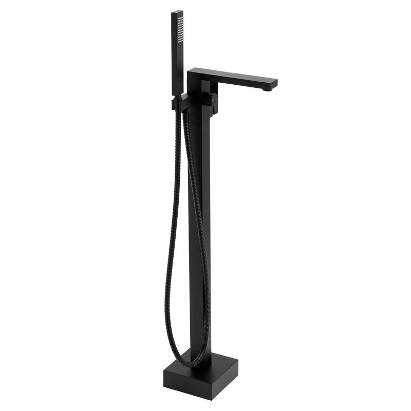 Yoka Home bateria wannowa GAPPO wolnostojąca czarna - 1 szt.