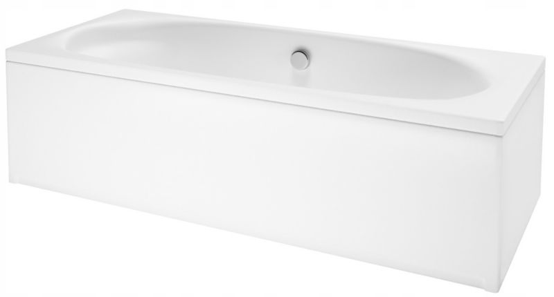 Wanna prostokątna 180 x 80 cm uniwersalna Sofa z obudową i syfonem Laminart 1 szt.