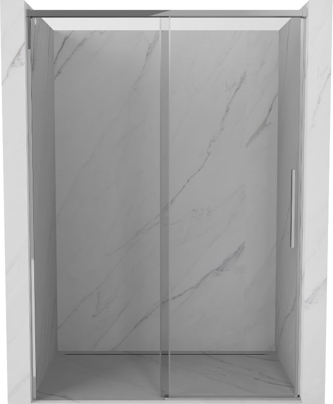 Drzwi przesuwne prysznicowe Mexen Rox transparentne chrom 160x200 cm 1 szt.