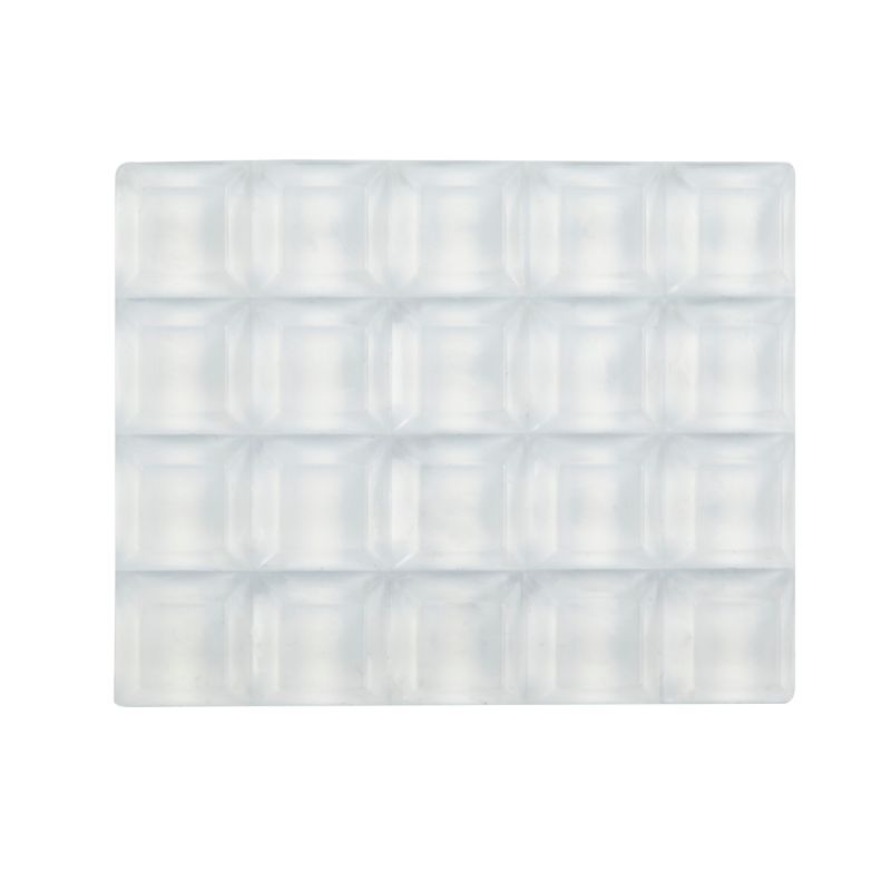 Odbojniki Diall 13 x 13 mm transparentne 20 szt.