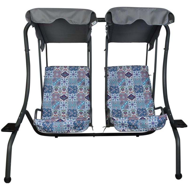 Huśtawka Saska Garden ogrodowa 2-osobowa Sonic Mozaika 1szt.