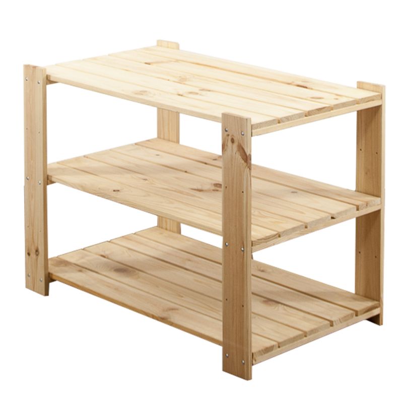 Regał drewniany MODO24 ażurowy sosnowy 64 cm na drobiazgi 1 szt.