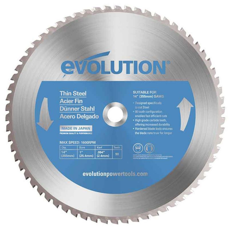 Piła widiowa Evolution TCT do cięcia cienkiej stali 355mm / 90z do przecinarek 1 szt.