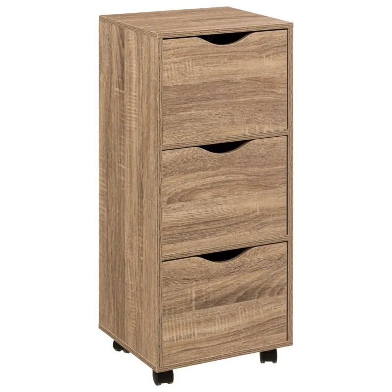 Mobilny kontenerek z 3 szufladami 5Five Simply Smart brązowy 80,5 cm 1 szt.