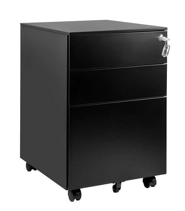 Kontenerek Unique biurowy XD-040-3 czarny 1 szt