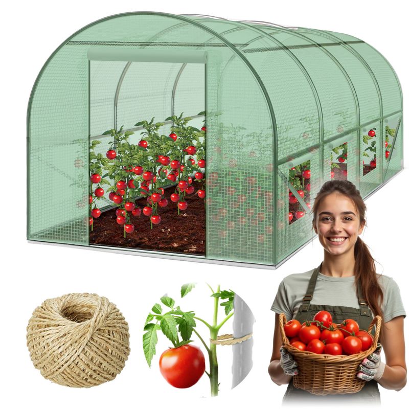 Tunel foliowy Plonos ogrodowy szklarnia 2,5x4m foliak 1 szt.