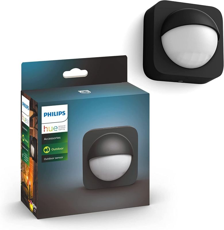 Czujnik Ruchu i Zmierzchu Philips HUE Zewnętrzny IP54 Czarny Bluetooth