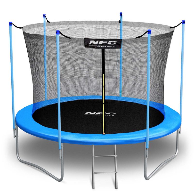 Trampolina ogrodowa Neo-Sport 312cm 10ft dla dzieci + drabinka 1szt.