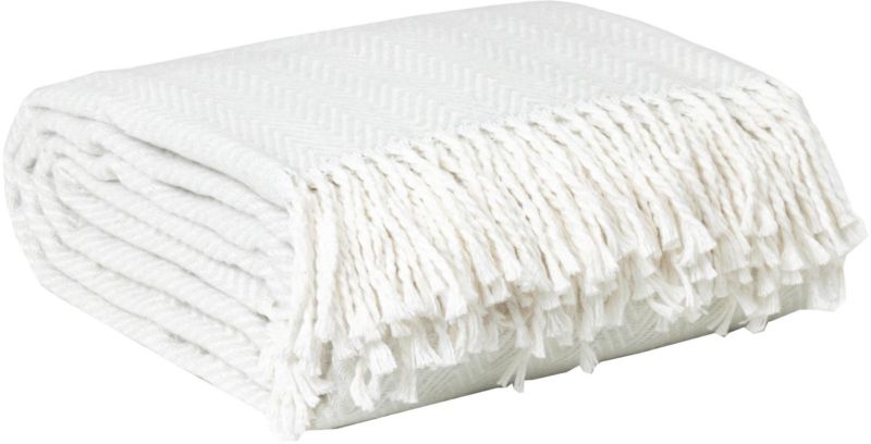 Koc Eurofirany Pled 180 x 220 cm kremowy / beżowy