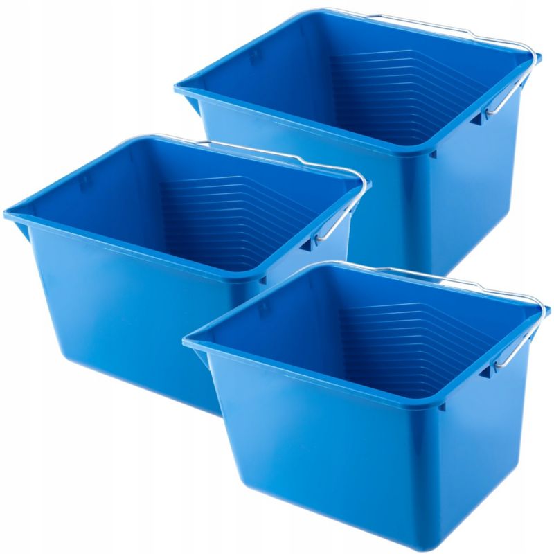 Wiadro malarskie KADAX Wiaderko Z Uchwytem 8 Litrów 3szt