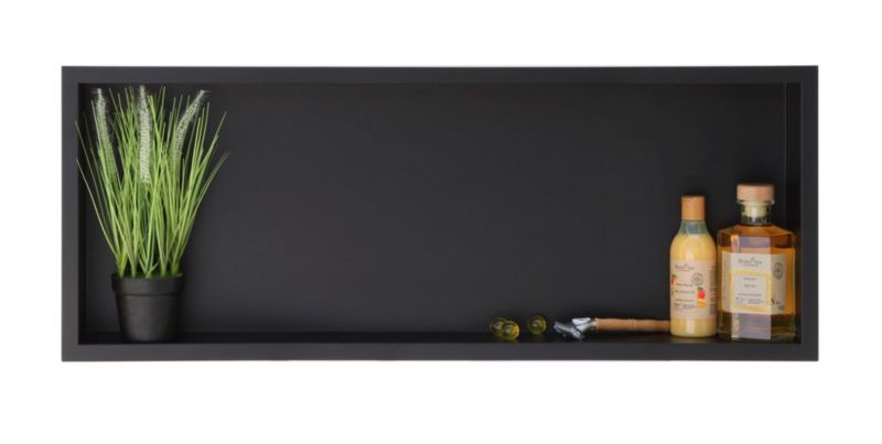 Półka łazienkowa Balneo WallBox One Black 90x30x7 cm czarna 1 szt.