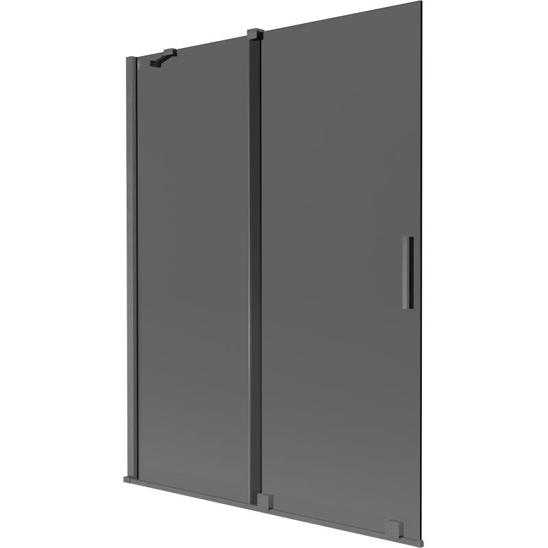 Parawan nawannowy przesuwany Mexen Velar grafit gun gray 130x150 cm 1 szt.