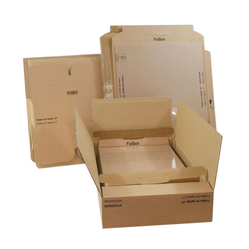 Pakiet kartonów Neopak Fix Box na Laptop 15 475x320x100mm, 50 szt.