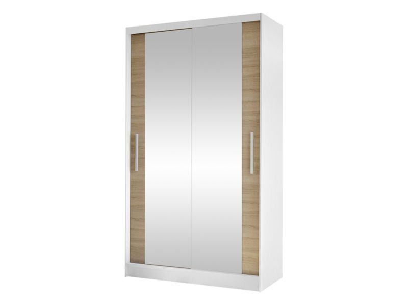 Szafa MIRJAN 24 z drzwiami przesuwnymi Costa VII biały/dąb sonoma 1 szt.