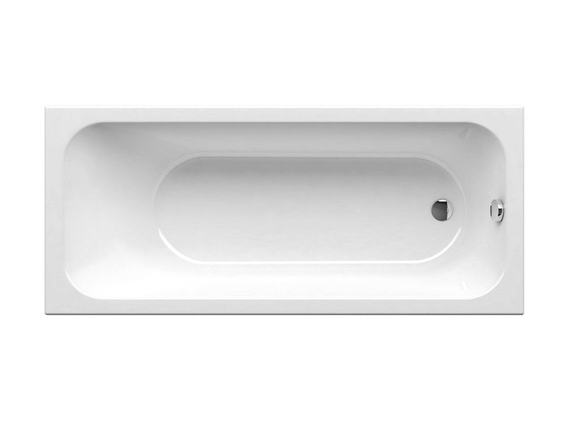 Akrylowa wanna prostokątna Ravak CHROME 180x80 biała 1 szt