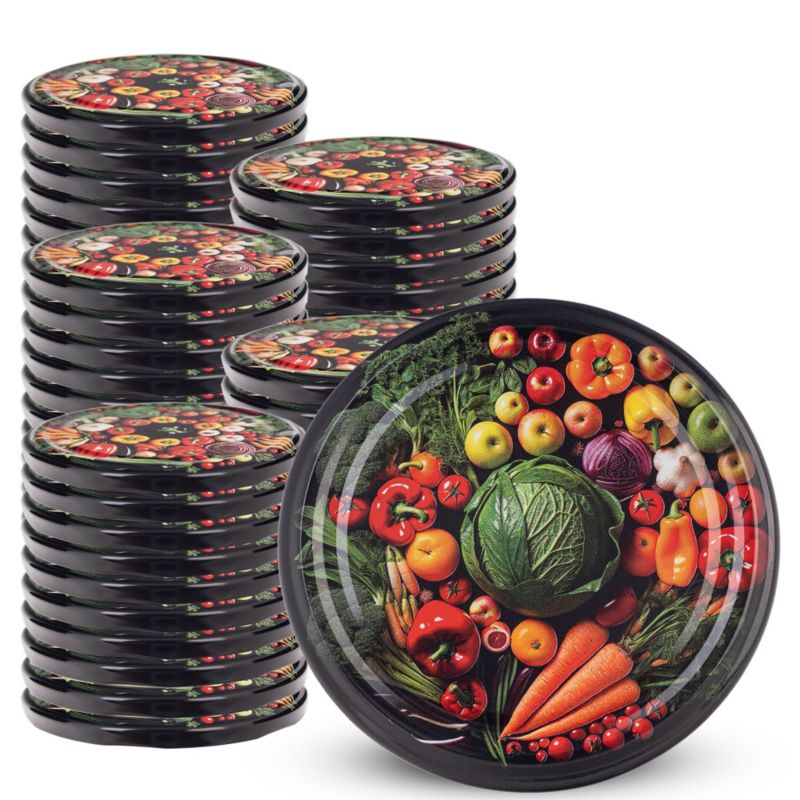 Zakrętki KADAX Do Słoików Fi 82 Nakrętki Na Słoiki Wieczka Przetwory 50szt.