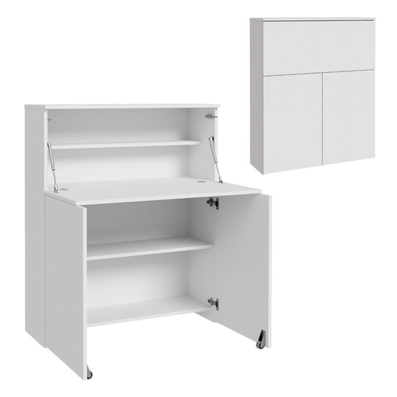 Biurko rozkładane VERTO - kolor biały 1 szt.