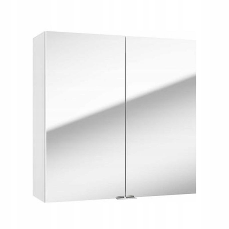 Szafka Łazienkowa Stamar Lustrzana Wisząca 600 x 600 mm Biała 2 Drzwi 1 Półka 1 szt