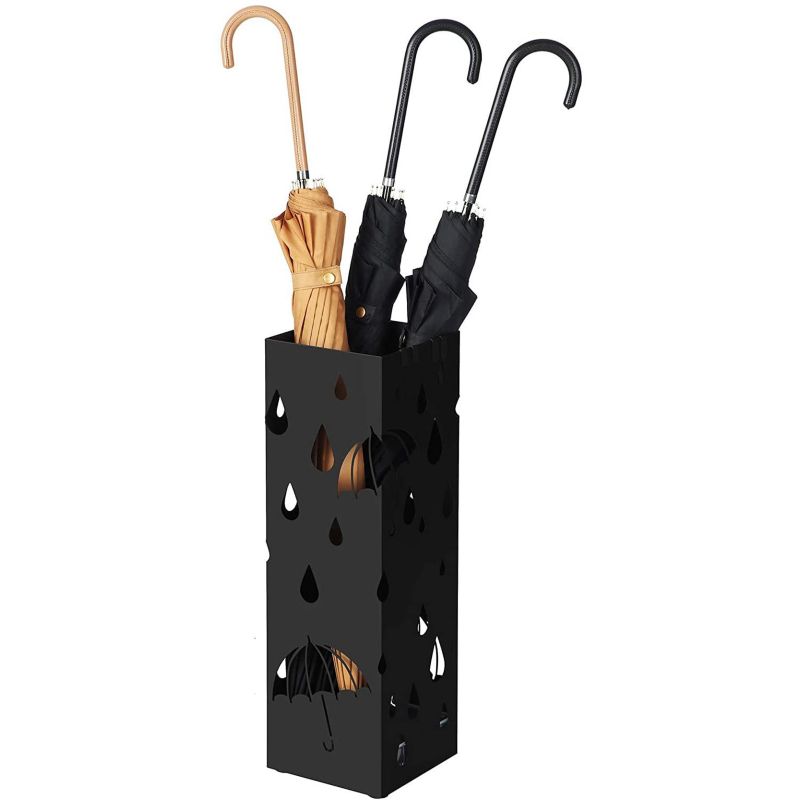 Parasolnik Songmics, stojak na parasole czarny 1 szt