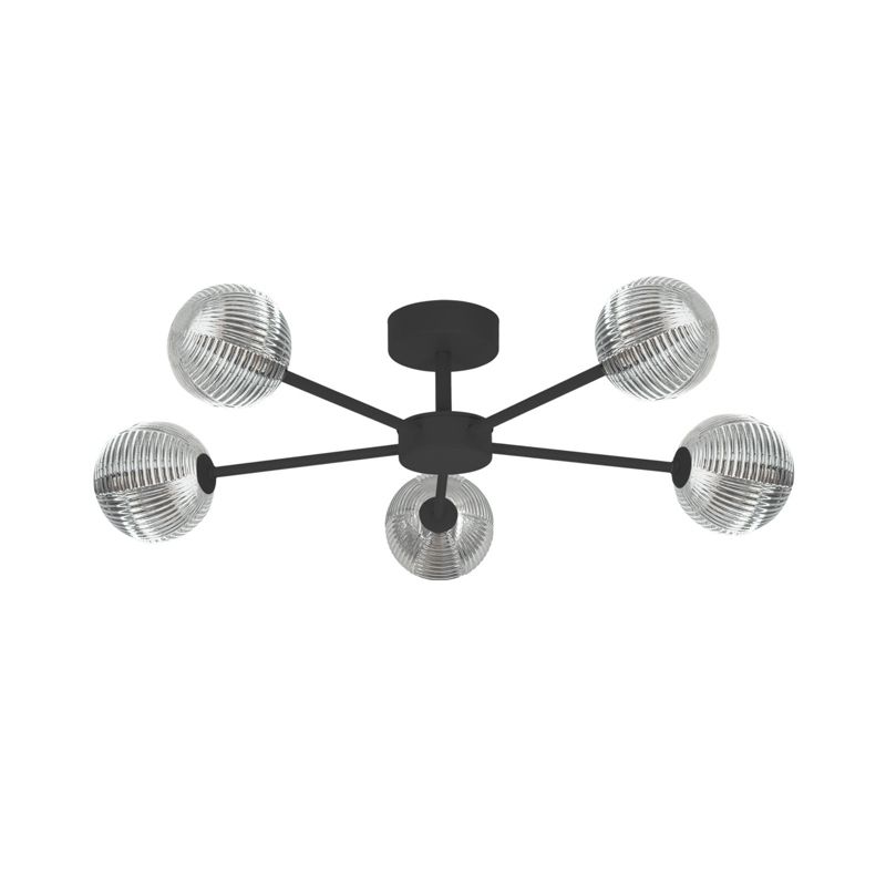 Lampa wisząca Kaja GRETA czarna 5xG9x15W IP20 wym:19x68x68cm - 1 szt.