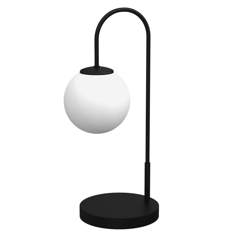 Lampa stołowa Luminex Cambridge czarny mat-biała 1 x E14 x 15W IP20 wym: 52 x 20 x 24 cm metal - 1 szt.