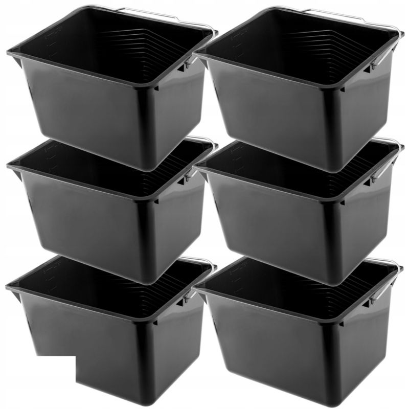 Wiadro malarskie KADAX Wiaderko Z Uchwytem 8Litrów 6szt