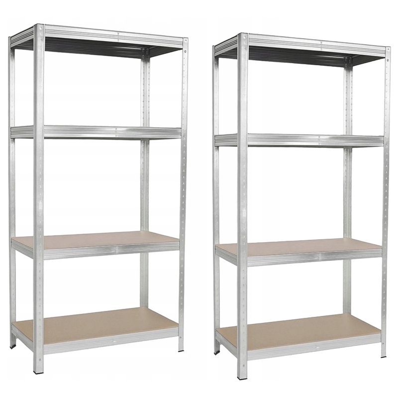 Regał Magazynowy Hardmaister Metalowy Garażowy do garażu 150x70x30cm 600kg 2 szt