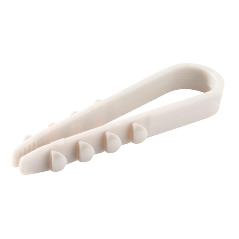 Uchwyty kablowe okrągłe 5-10 mm szare 100 szt.