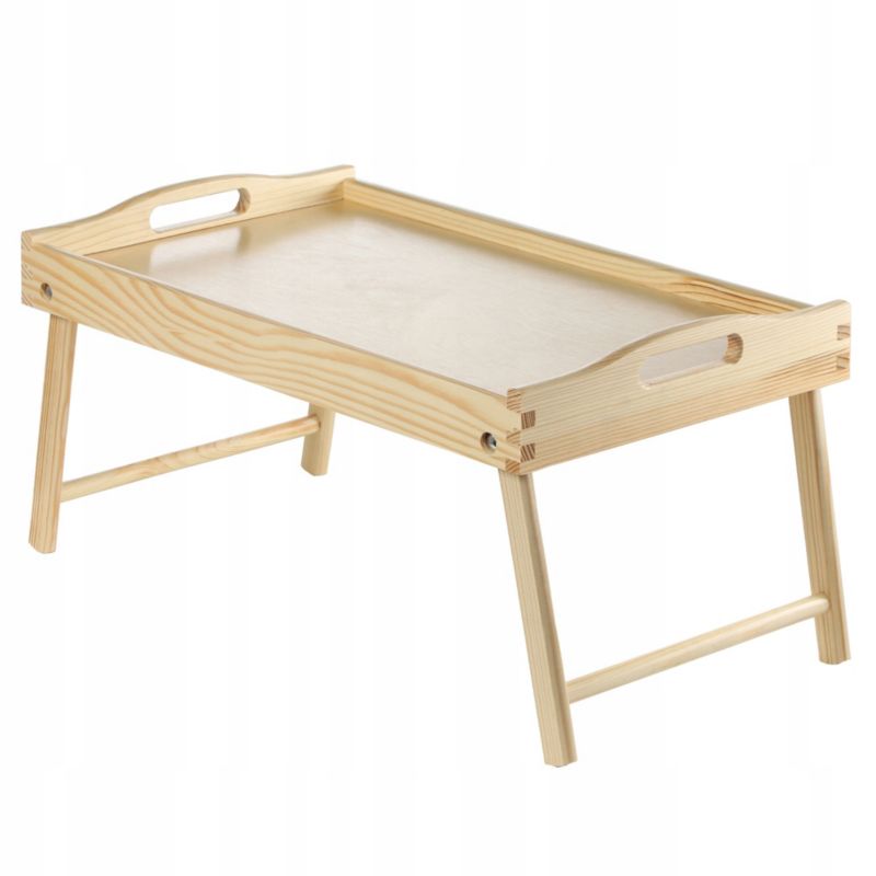 Tacka KADAX Stolik Śniadaniowy Pod Laptop Do Łóżka Taca Śniadaniowa Jasny Brąz 1szt.