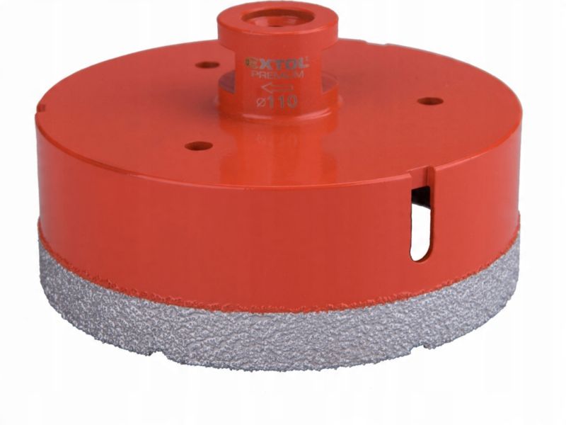 Otwornica diamentowa koronka wiertło Extol Craft 110 mm M14 do gresu płytek glazury 1 szt