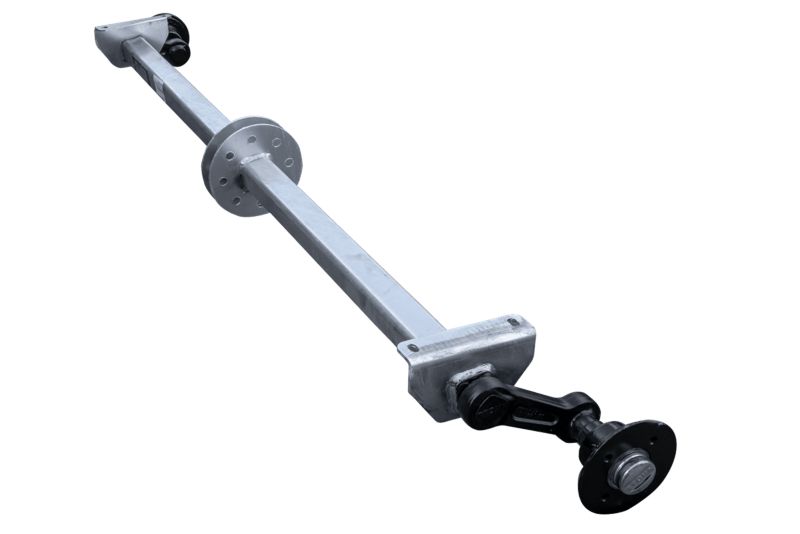 Oś niehamowana Knott VG7-L do przyczepki 750kg 1607mm 2027mm 4x100 1 szt.