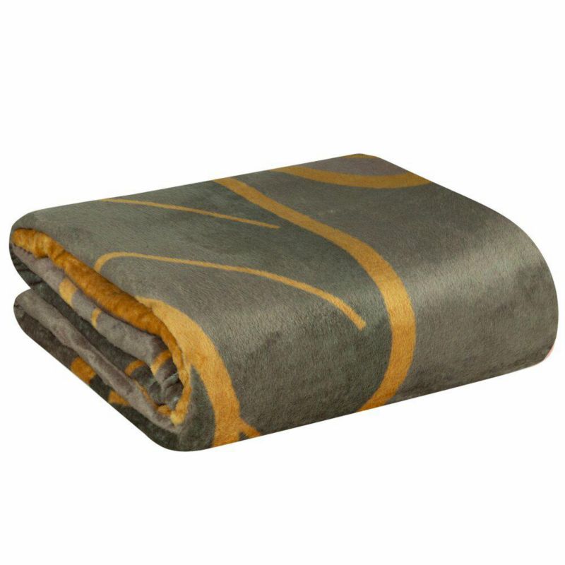 Koc ALISMA2 Eurofirany 150x200 brązowo-beżowy miękki gruby 1 szt.