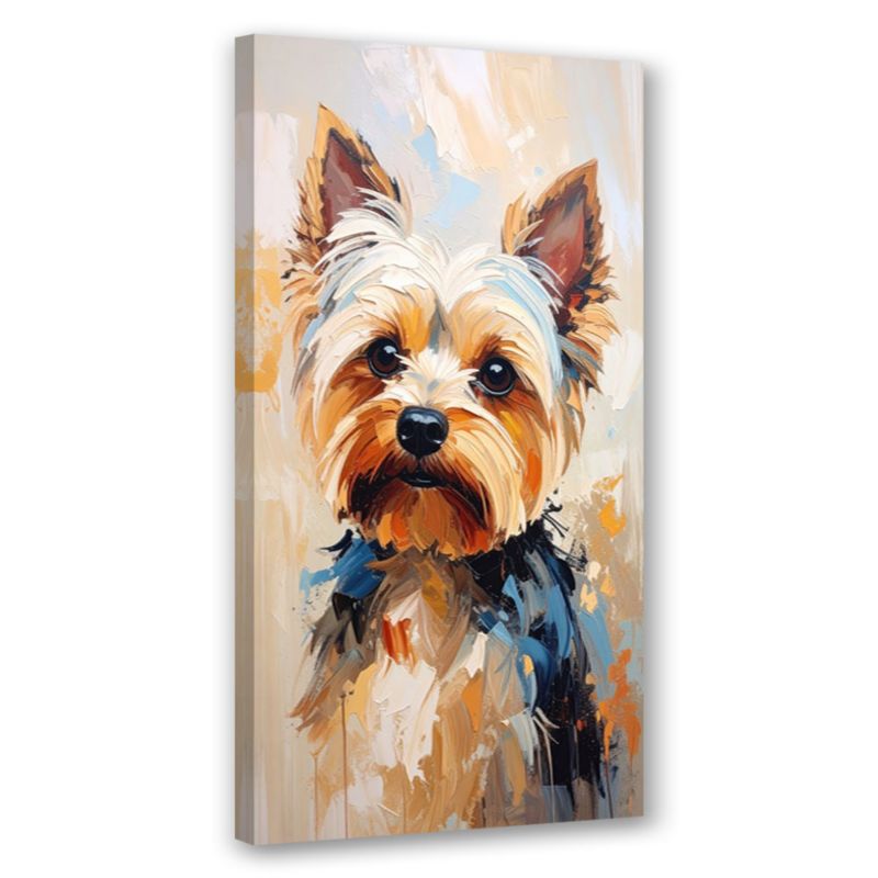 Obraz nowoczesny do salonu biura Feeby Yorkshire terrier Pies Zwierzę 60x120cm 1szt