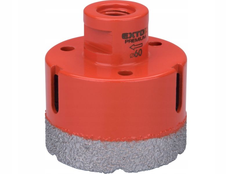 Otwornica diamentowa Extol Premium koronka wiertło 60 mm M14 do gresu płytek glazury 1 sztuka