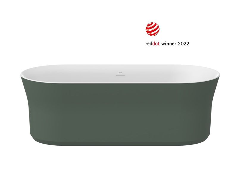 Akrylowa wanna owalna Ravak Ypsilon 180x80 wolnostojąca Grey Green 1szt