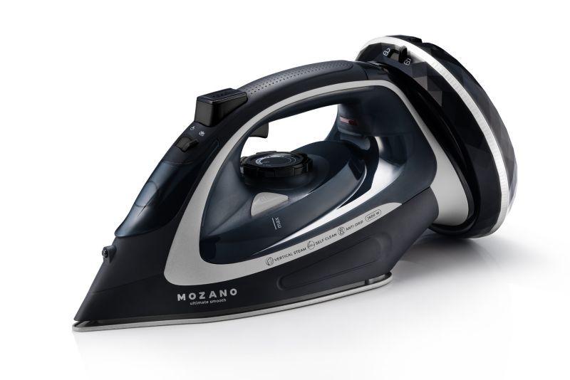 Żelazko parowe bezprzewodowe Mozano Ultimate Smooth Szare 1 szt.
