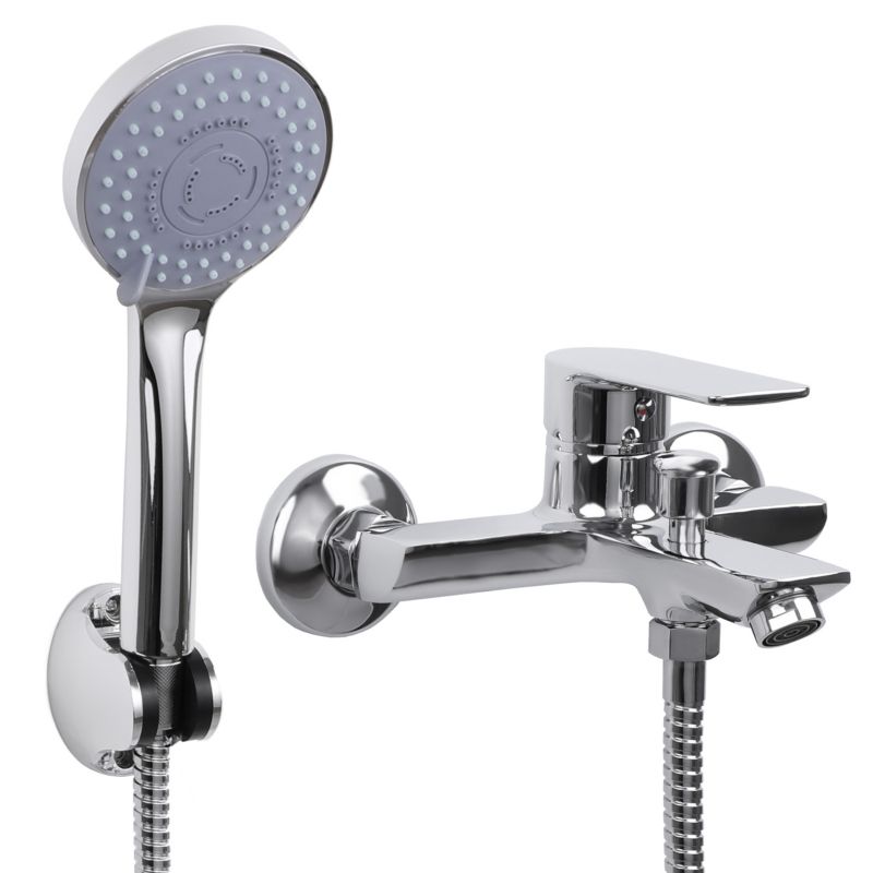 Bateria wannowa HARY - YOKA HOME prysznicowa ścienna natryskowa chrom - 1 szt.