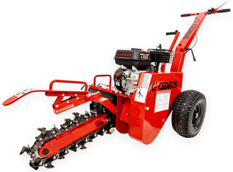 Koparka Cedrus Kp02 Łańcuchowa Ogrodowa Ogrodnicza Spalinowa Minikoparka 6.5 Km / 45Cm 1szt.
