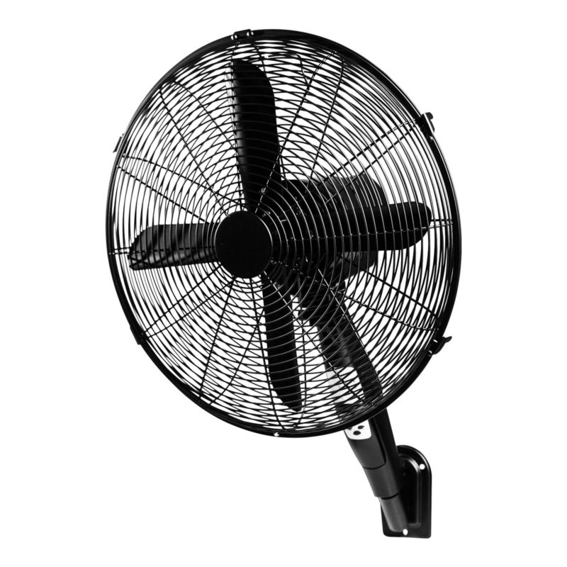 Wentylator ścienny 40 cm czarny