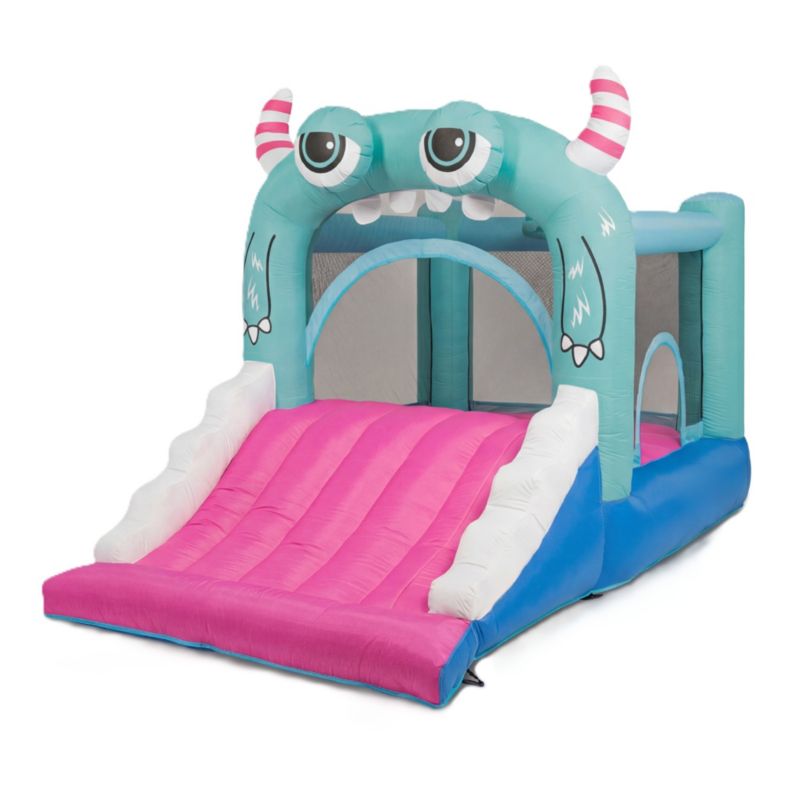 Dmuchany plac zabaw Thunder zjeżdżalnia kosz dmuchawa ogrodowy zamek dla dzieci 1 szt.