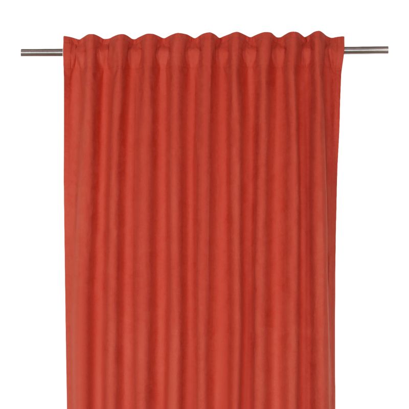 Zasłona GoodHome zaciemniająca Komod 140 x 300 cm pomarańczowa