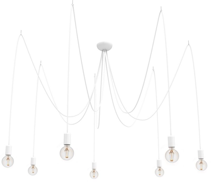 Żyrandol Nowodvorski Lighting Spider biały wym: 300 x 300 x 300 cm 7xE27 x 60W 1 szt.