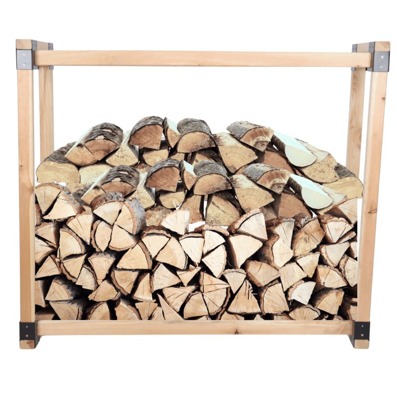 Drewutnia na drewno kominkowe MODO24 wiata na drzewo opałowe stojak 0,5 m3 1 szt.